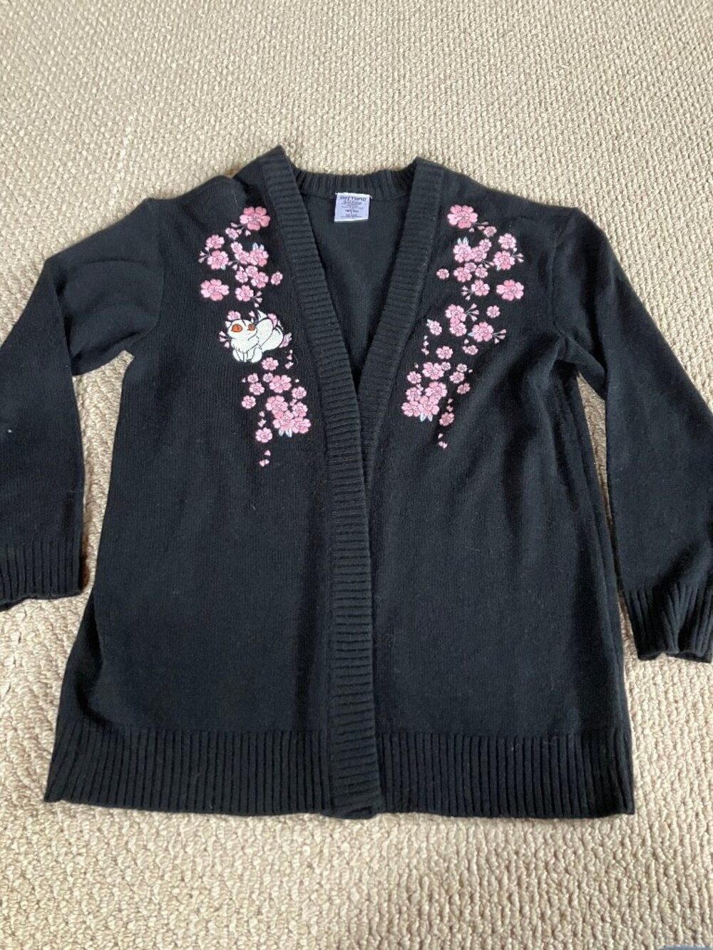 NWOT Rare Hot Topic InuYasha Kirara Cherry Blossom Cardigan Large 2009